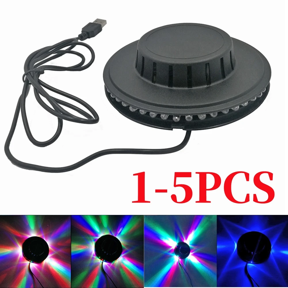 Вращающаяся дискотека с активацией звуком RGB, USB лампа-стробоскоп для сцены, детской декоративной лампы, 1-5 шт., 5 Вт
Вращающаяся дискотека с активацией звуком RGB, USB лампа-стробоскоп для сцены, детской декоративной лампы, 1-5 шт., 5 Вт