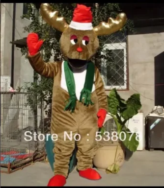 New Adult Hot Sale Foam Deer Cartoon Mascot Costume Plush Christmas Fancy Dress Halloween Mascot Costume
New Adult Hot Sale Foam Deer Cartoon Mascot Costume Plush Christmas Fancy Dress Halloween Mascot Costume