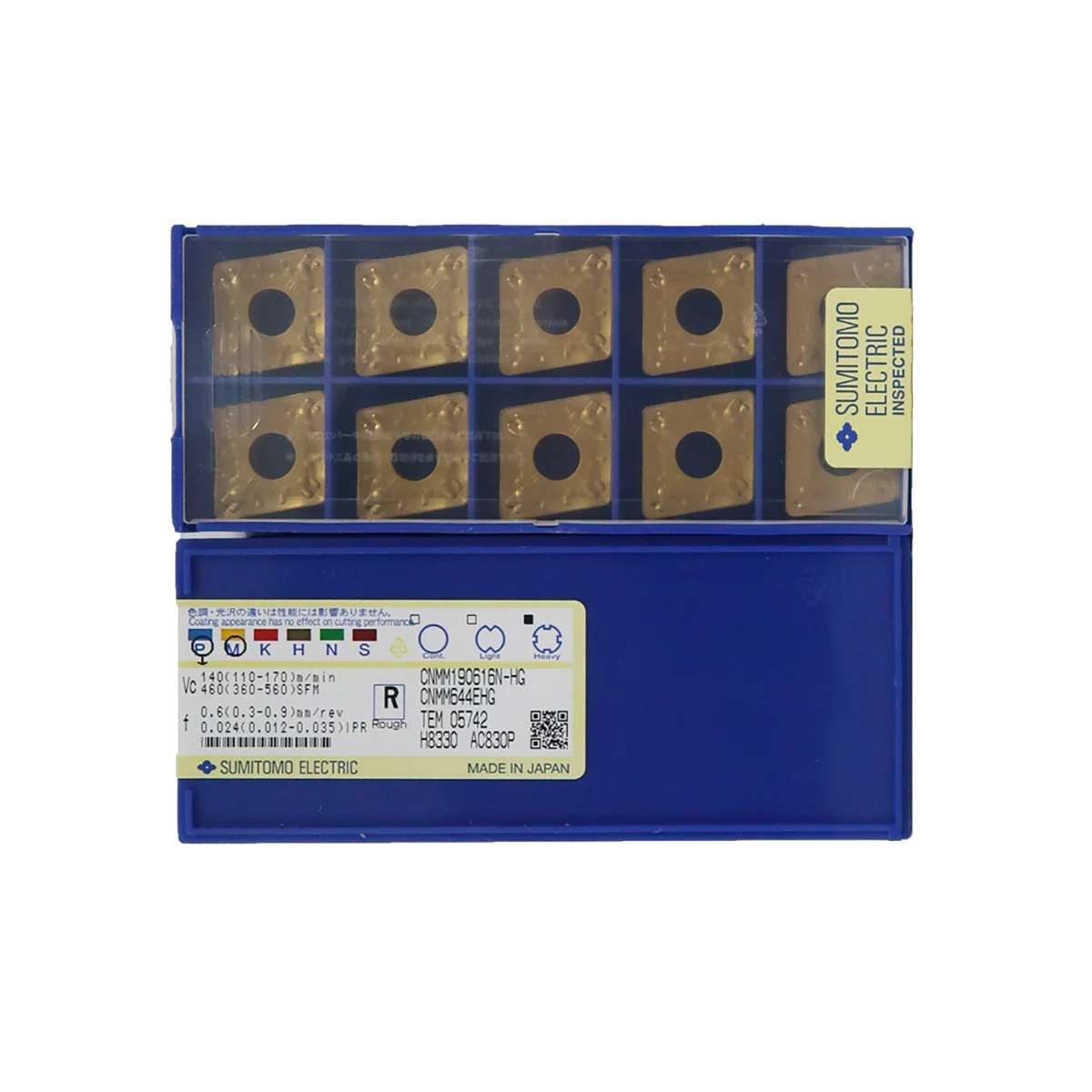 SUMITOMO 100% Original CNMM CNMM190616N HG AC830P CNMM120408N HG AC820P Medium Finishing Carbide Turning Inserts TurningTools
SUMITOMO 100% Original CNMM CNMM190616N HG AC830P CNMM120408N HG AC820P Medium Finishing Carbide Turning Inserts TurningTools