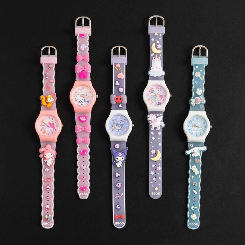 Новые Мультяшные наручные часы Sanrio Cinnamoroll, кварцевый ремешок Y2K, Hello Kitty, водонепроницаемые часы, часы Kuromi, My Melody, детская игрушка в подарок
Новые Мультяшные наручные часы Sanrio Cinnamoroll, кварцевый ремешок Y2K, Hello Kitty, водонепроницаемые часы, часы Kuromi, My Melody, детская игрушка в подарок