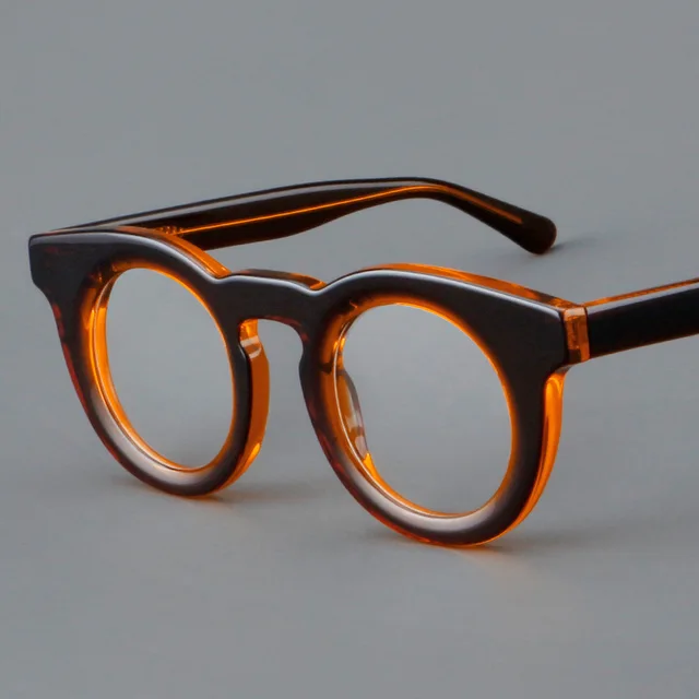 Monture de Lunettes Japonaise Faite à la Main pour Homme et Femme, Verres Optiques Vintage, ontariSim, Haute Qualité, Acétate 1