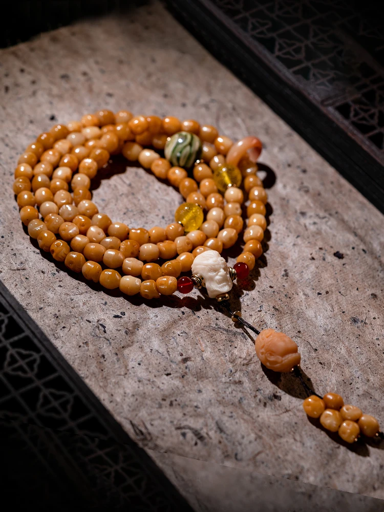 Natural Bone Carving Skull Bracelet Bone 108 Buddhist Beads For Women And Men Ethnic Wind multi-circle Bracelet
Natural Bone Carving Skull Bracelet Bone 108 Buddhist Beads For Women And Men Ethnic Wind multi-circle Bracelet