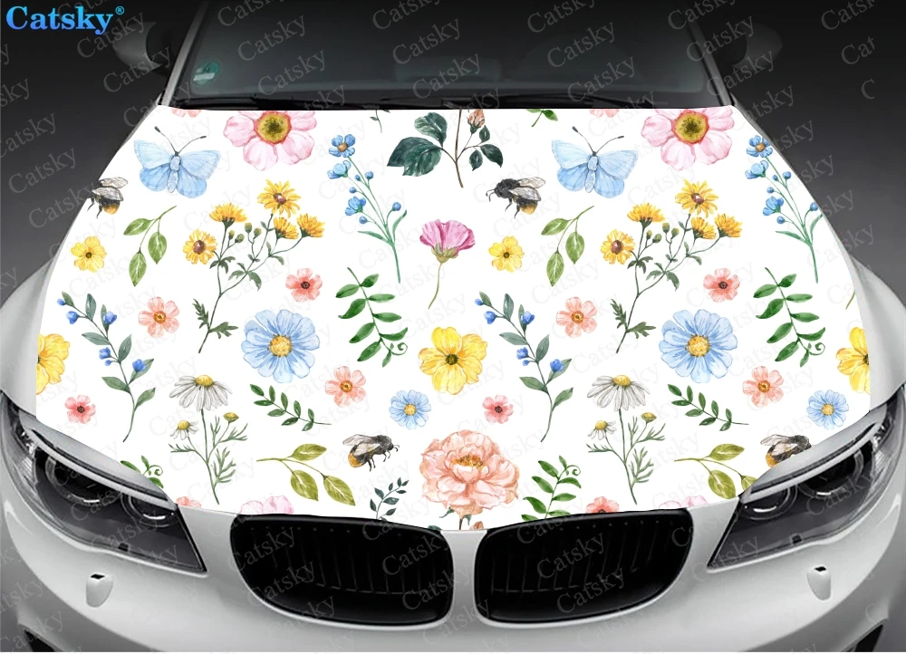 

Car hood wrap lion decal, bonnet vinyl sticker, full color graphic decal, CUSTOM made to Fit Any Car