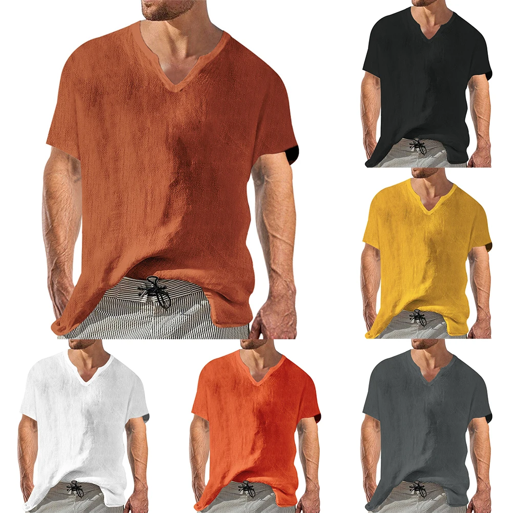 Summer 2023 New T-shirt V-neck Short Sleeve Men's Shirts Slim Fit Fashion Trend Sports Casual Fitness Wear Blouse Loose Tops
Summer 2023 New T-shirt V-neck Short Sleeve Men's Shirts Slim Fit Fashion Trend Sports Casual Fitness Wear Blouse Loose Tops