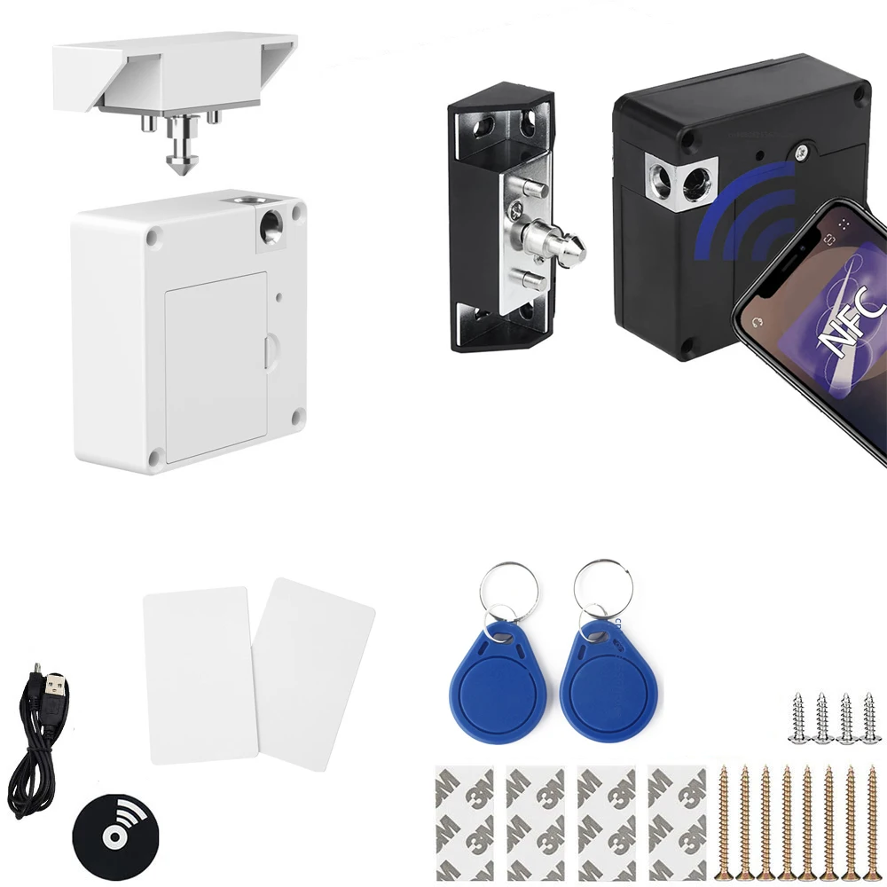 Smart Drawer Lock Invisible Electronic RFID 13.56MHz IC Cabinet Lock Unlock Intelligent Keyless Sensor Lock Easy To Install
Smart Drawer Lock Invisible Electronic RFID 13.56MHz IC Cabinet Lock Unlock Intelligent Keyless Sensor Lock Easy To Install