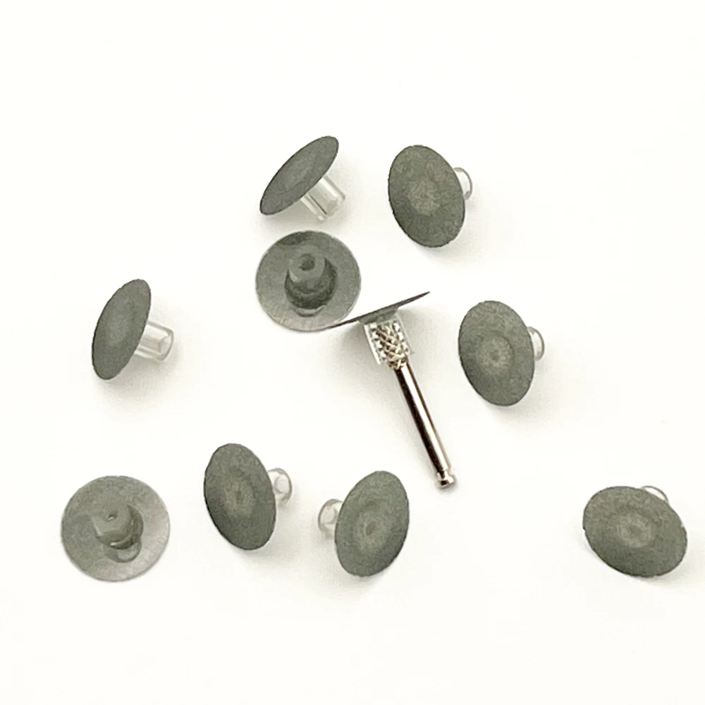 

40pcs Dental Polishing Stem Discs Composite Finishing Disc + 4pcs Mandrel Dental Materials Laboratory Equipment