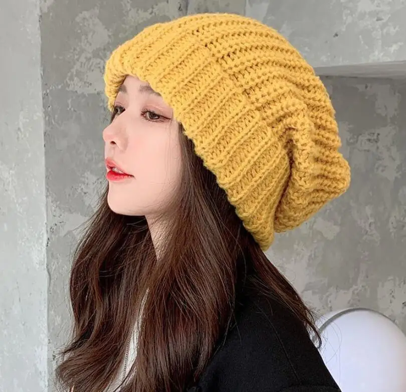 

2024 New Fashion Autumn Winter Knitted Hat High Quality Warm Beanie Cap Men And Women Outdoors Warm Unisex Casual Hats H71