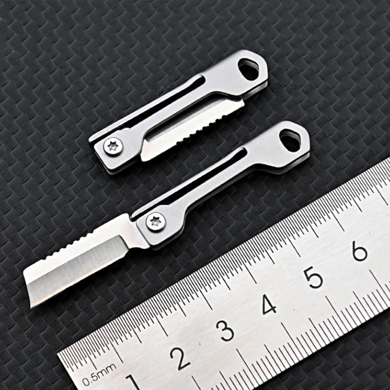 Mini Stainless Steel Folding Knife Fruit Cutting Picnic Knife Peeling Folding Knife Keychain Camp Knife Vegetable Kitchen Slicer
Mini Stainless Steel Folding Knife Fruit Cutting Picnic Knife Peeling Folding Knife Keychain Camp Knife Vegetable Kitchen Slicer