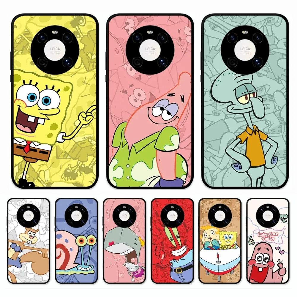 

Funny Cartoon S_SpongeBobS S_SquarePants Mousepad For Huawei Mate 10 20 30 40 50 lite pro Nova 3 3i 5 6 SE 7 pro 7SE