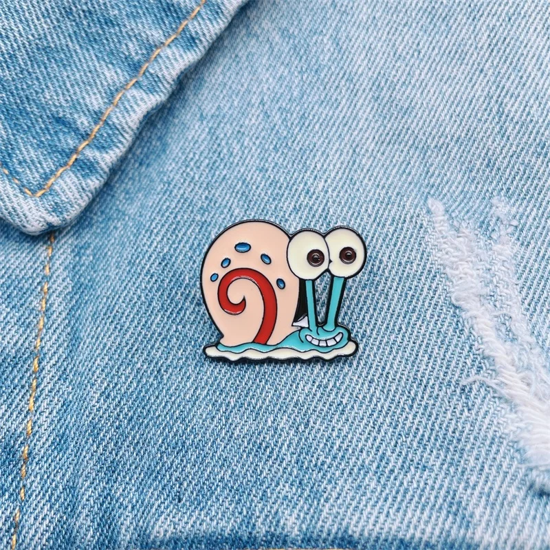 Cartoon Cute Animal Snail Enamel Brooch Anime Character Sweet Alloy Pins Custom Badge Clothes Accessories Fashion Jewelry Gifts
Cartoon Cute Animal Snail Enamel Brooch Anime Character Sweet Alloy Pins Custom Badge Clothes Accessories Fashion Jewelry Gifts