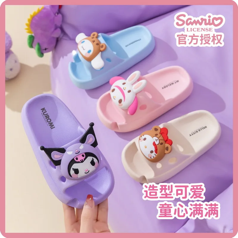 Sanrio Hello Kitty Kuromi Anime Baby Slippers Cute Cinnamoroll My Melody Indoor Beach Scandal Shoes Toys Gifts for Kids
Sanrio Hello Kitty Kuromi Anime Baby Slippers Cute Cinnamoroll My Melody Indoor Beach Scandal Shoes Toys Gifts for Kids