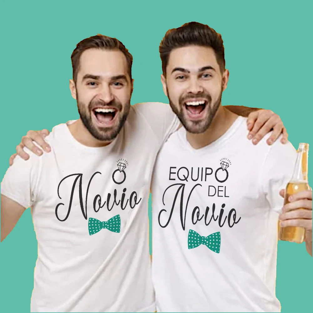 Team Groom Spanish Print Shirt Groom Bachelorette Party T-shirt Graphic Tee Husband T Shirts Wedding Groomsman Clothes Male Tops
Team Groom Spanish Print Shirt Groom Bachelorette Party T-shirt Graphic Tee Husband T Shirts Wedding Groomsman Clothes Male Tops