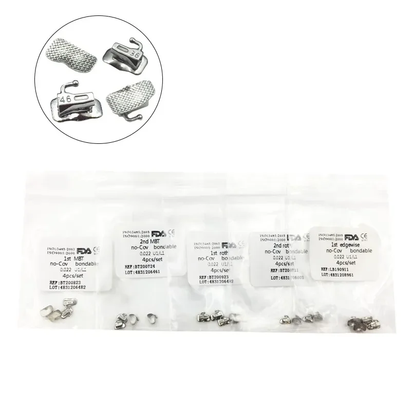 1 Bag Dental Orthodontic Buccal Tube Bondable Single Non-convertible 1st/2nd Roth MBT Edgewise Tubes
1 Bag Dental Orthodontic Buccal Tube Bondable Single Non-convertible 1st/2nd Roth MBT Edgewise Tubes