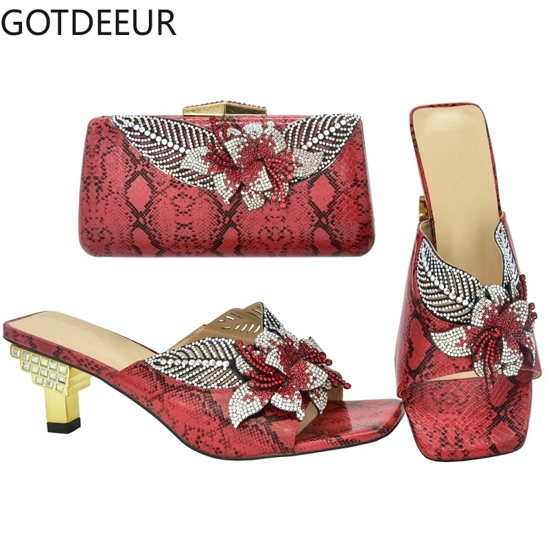 Shoes and Bags To Match Designer Italian African Women Wedding Shoes with Bag Set with Rhinestone Open Toe Pumps Shoes Bride
Shoes and Bags To Match Designer Italian African Women Wedding Shoes with Bag Set with Rhinestone Open Toe Pumps Shoes Bride