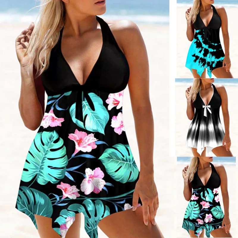 2023 Women's Printed Beach Swimwear Off Shoulder Sexy Bikini Swimwear Summer Tankini Swimwear Tankiny Two Piece Beach Suit
2023 Women's Printed Beach Swimwear Off Shoulder Sexy Bikini Swimwear Summer Tankini Swimwear Tankiny Two Piece Beach Suit