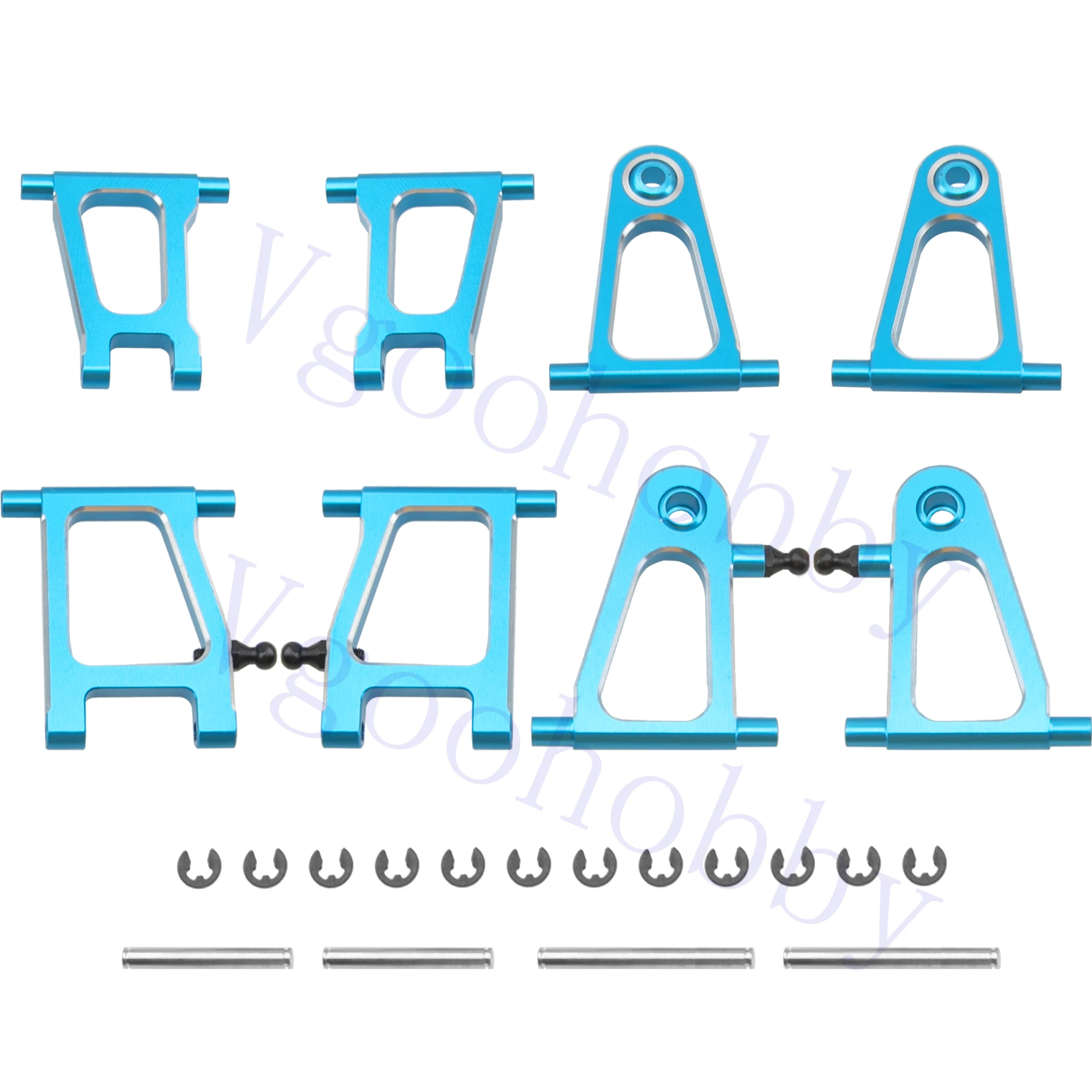 8Pcs Aluminum Alloy Front & Rear Suspension Arms Set A Arms Compatible with Tamiya TT01 TT01D TT01E 1/10 RC Car Upgrade Parts
8Pcs Aluminum Alloy Front & Rear Suspension Arms Set A Arms Compatible with Tamiya TT01 TT01D TT01E 1/10 RC Car Upgrade Parts