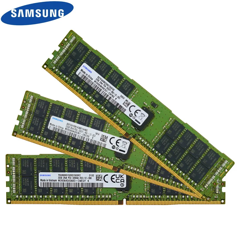 Samsung Server Ram 32GB 16GB 8GB 3200 2933 2666 2400 2133MHz RECC 3200AA 2933Y 2666T RECC Server Memory support X99 motherboard
Samsung Server Ram 32GB 16GB 8GB 3200 2933 2666 2400 2133MHz RECC 3200AA 2933Y 2666T RECC Server Memory support X99 motherboard