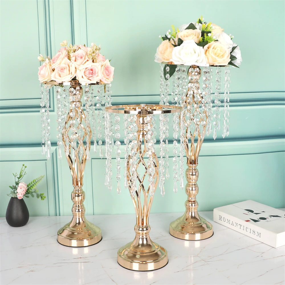 

Versatile Metal Flower Arrangement Candle Holder Stand Set for Wedding Party Dinner Centerpiece Event Restaurant Home Decoration