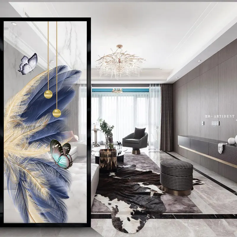 Custom-made simple modern living room glass screen partition light luxury porch bedroom shelter home decoration home Nordic
Custom-made simple modern living room glass screen partition light luxury porch bedroom shelter home decoration home Nordic