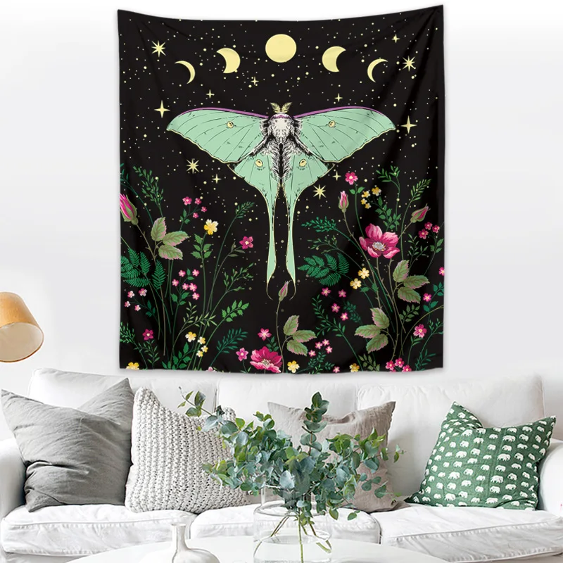 Tarot Boho Butterfly Wall Tapestry Sun Moon Tapestry Aesthetic Decorations Bed Sofa Living Room Home Decor 200x150 Wall Hanging
Tarot Boho Butterfly Wall Tapestry Sun Moon Tapestry Aesthetic Decorations Bed Sofa Living Room Home Decor 200x150 Wall Hanging