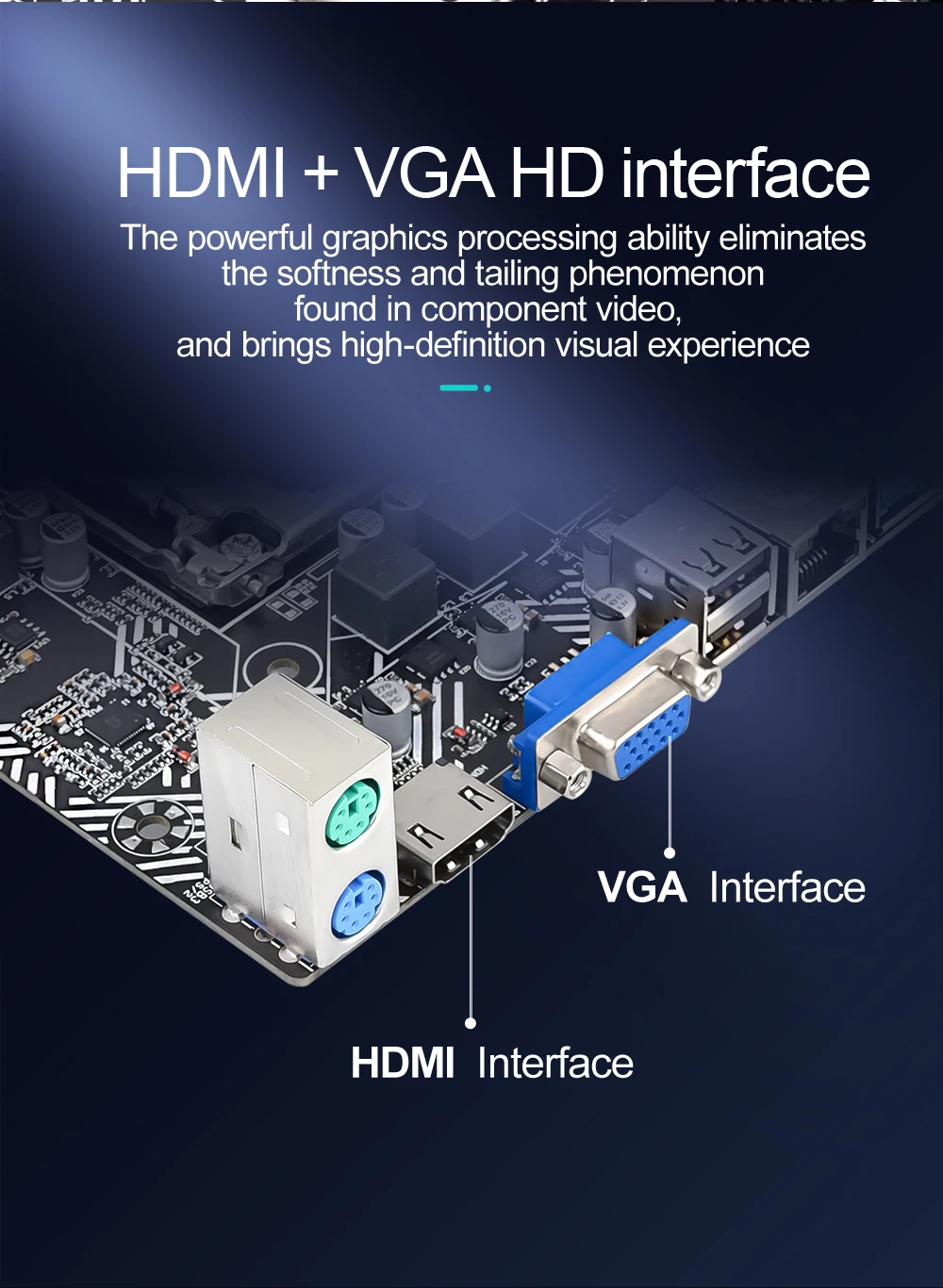 B75M-VH motherboard lga 1155 B75A 1155 With I5 3570 CPU DDR3 8G1600 NVME M.2 USB3.0 SATA3.0 B75M Base plate Desktop Motherboard B75M-VH motherboard lga 1155 B75A 1155 With I5 3570 CPU DDR3 8G1600 NVME M.2 USB3.0 SATA3.0 B75M Base plate Desktop Motherboard