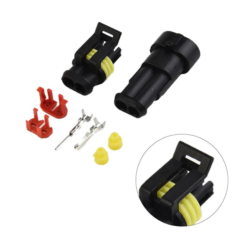 Male Female Terminals Set Connector 2-Pin Way Auto Waterproof Electrical Plug Socket Wire Kit Accessories Durable Practical
Male Female Terminals Set Connector 2-Pin Way Auto Waterproof Electrical Plug Socket Wire Kit Accessories Durable Practical