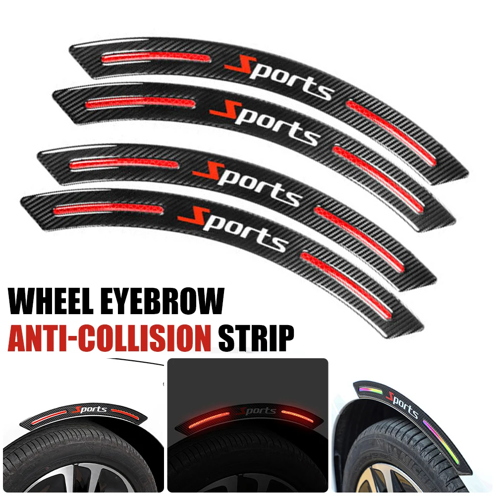 Anti-collision Car Wheel Arch Trim Reflective Strip Fender Auto Flare Edge Trim Protector Carbon Fiber Wheel Eyebrow Accessories
Anti-collision Car Wheel Arch Trim Reflective Strip Fender Auto Flare Edge Trim Protector Carbon Fiber Wheel Eyebrow Accessories