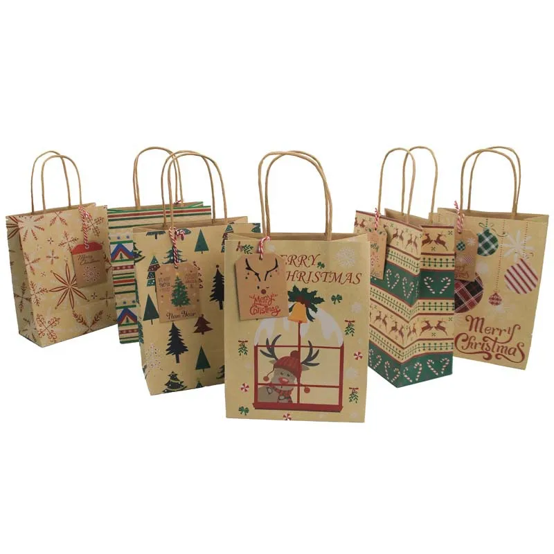 18Pcs Kraft Paper Bag With Handles Tags Merry Christmas Birthday Baby Shower Party Bags Assorted Size Wedding Gifts for Guests
18Pcs Kraft Paper Bag With Handles Tags Merry Christmas Birthday Baby Shower Party Bags Assorted Size Wedding Gifts for Guests