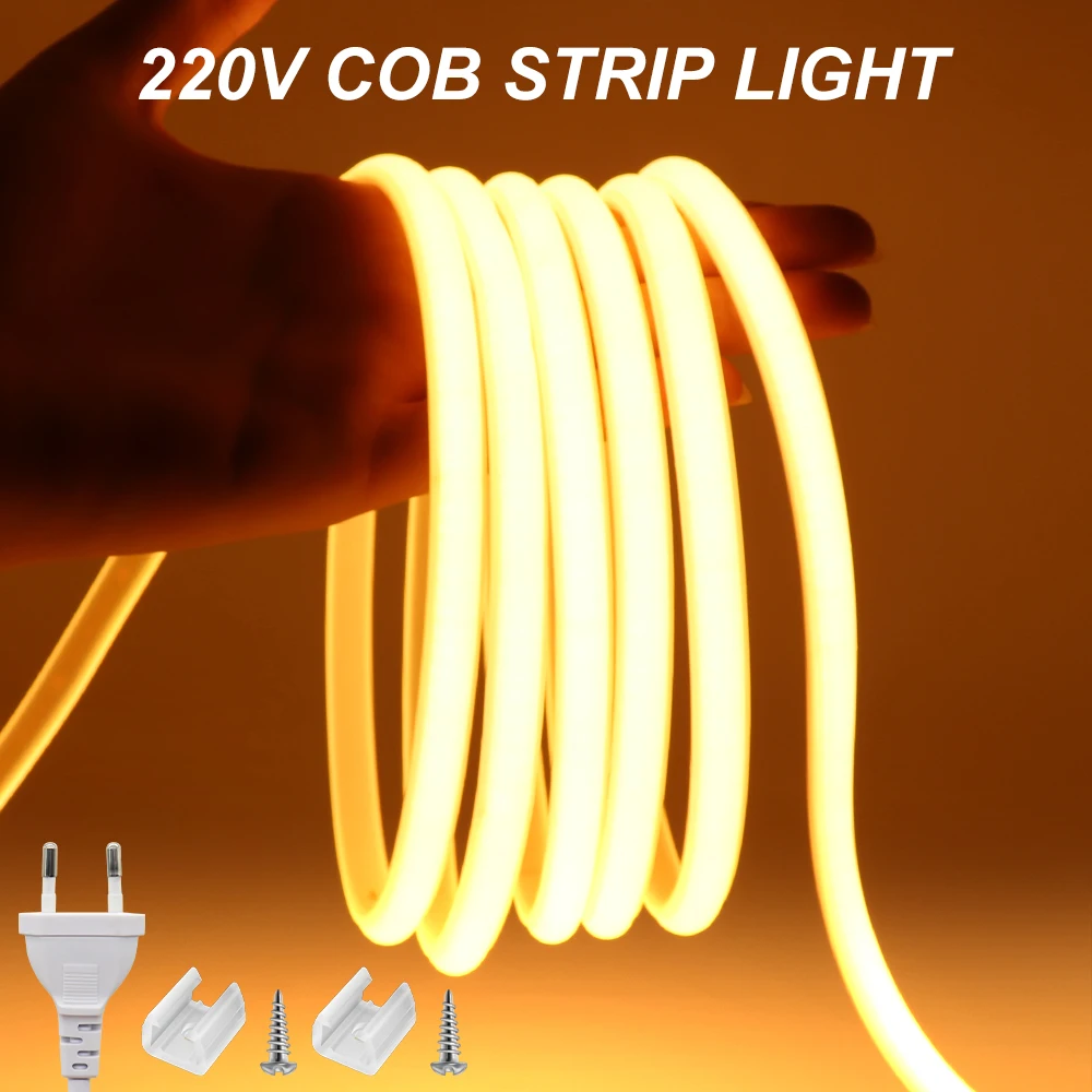 Светодиодная лента COB высокой яркости, 20 м, 288 светодиодов/м, европейская вилка, 220 В, CRI RA90, наружная садовая Светодиодная лента FOB для освещения спальни, кухни
Светодиодная лента COB высокой яркости, 20 м, 288 светодиодов/м, европейская вилка, 220 В, CRI RA90, наружная садовая Светодиодная лента FOB для освещения спальни, кухни