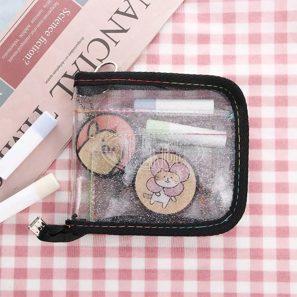 Школьные принадлежности, корейские канцелярские принадлежности, прозрачная сумка для карт, сумка для ручек, отделения для монет, сумка для карандашей со свободными листьями 
Школьные принадлежности, корейские канцелярские принадлежности, прозрачная сумка для карт, сумка для ручек, отделения для монет, сумка для карандашей со свободными листьями