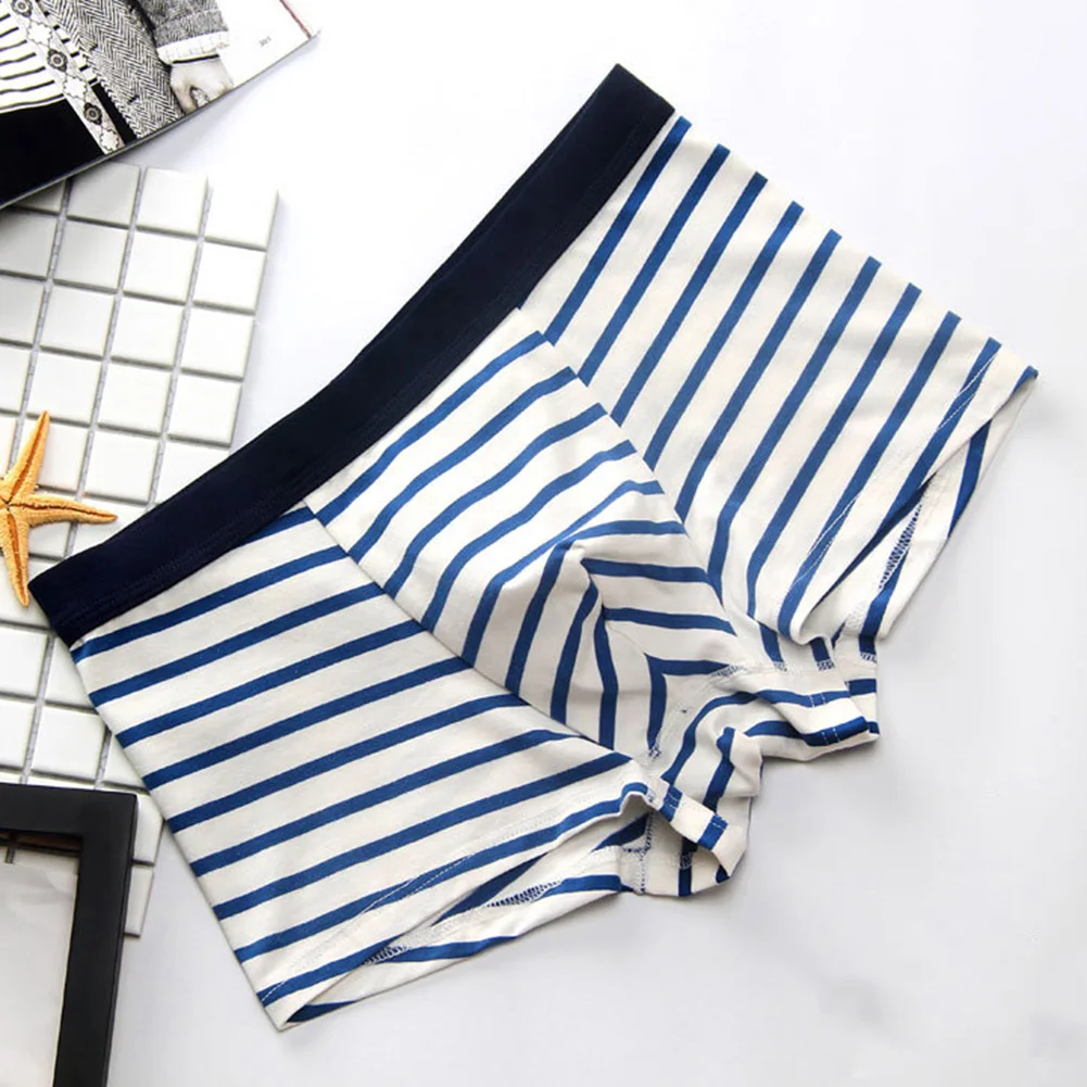 Men Stripe Underwear Daily Panties U-shaped Pouch Middle Waist Boxer Briefs Breathable Lingerie Shorts Sleep Bottoms
Men Stripe Underwear Daily Panties U-shaped Pouch Middle Waist Boxer Briefs Breathable Lingerie Shorts Sleep Bottoms
