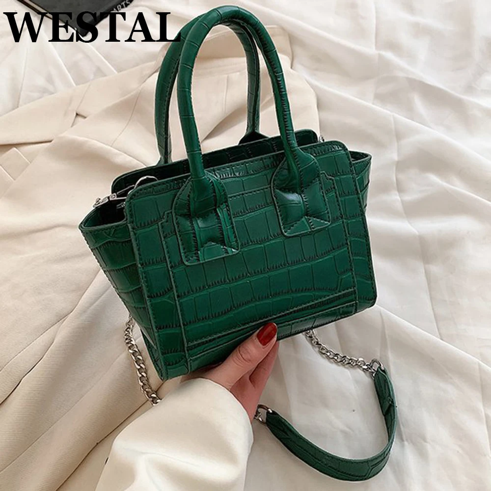 WESTAL Womens Handbags Pattern PU Crossbody Shoulder Bag Female Tote Bags Casual Top-Handle Bags Business Travel Party
WESTAL Womens Handbags Pattern PU Crossbody Shoulder Bag Female Tote Bags Casual Top-Handle Bags Business Travel Party