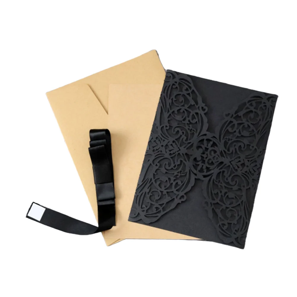 10 Pcs Hollow-out Invitation Cards Floral Cut Paper Modern Greeting for Halloween
10 Pcs Hollow-out Invitation Cards Floral Cut Paper Modern Greeting for Halloween