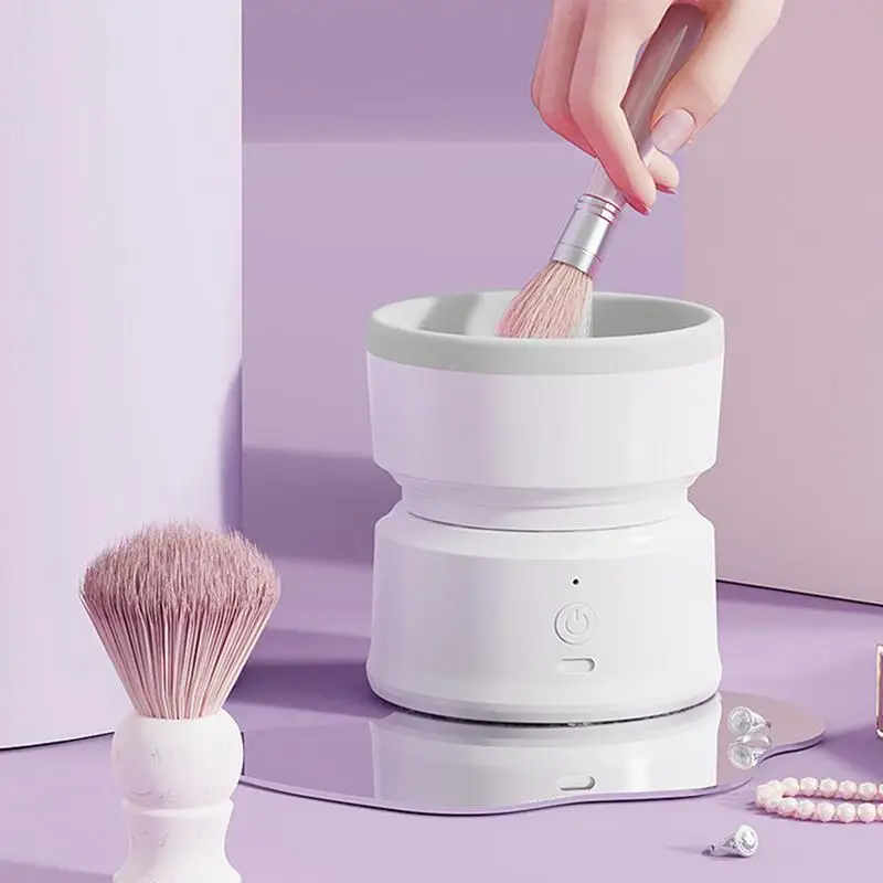 Makeup Brush Cleaner Machine Electric Cosmetic Brush Washing Tool With USB Charging Automatic Cosmetic Brush Cleaner
Makeup Brush Cleaner Machine Electric Cosmetic Brush Washing Tool With USB Charging Automatic Cosmetic Brush Cleaner