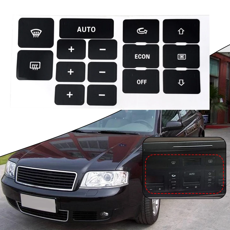High Quality A/C Dash Button Repair Kit Black Car Accessories Decal Stickers Decoration Durable Protective Cover
High Quality A/C Dash Button Repair Kit Black Car Accessories Decal Stickers Decoration Durable Protective Cover