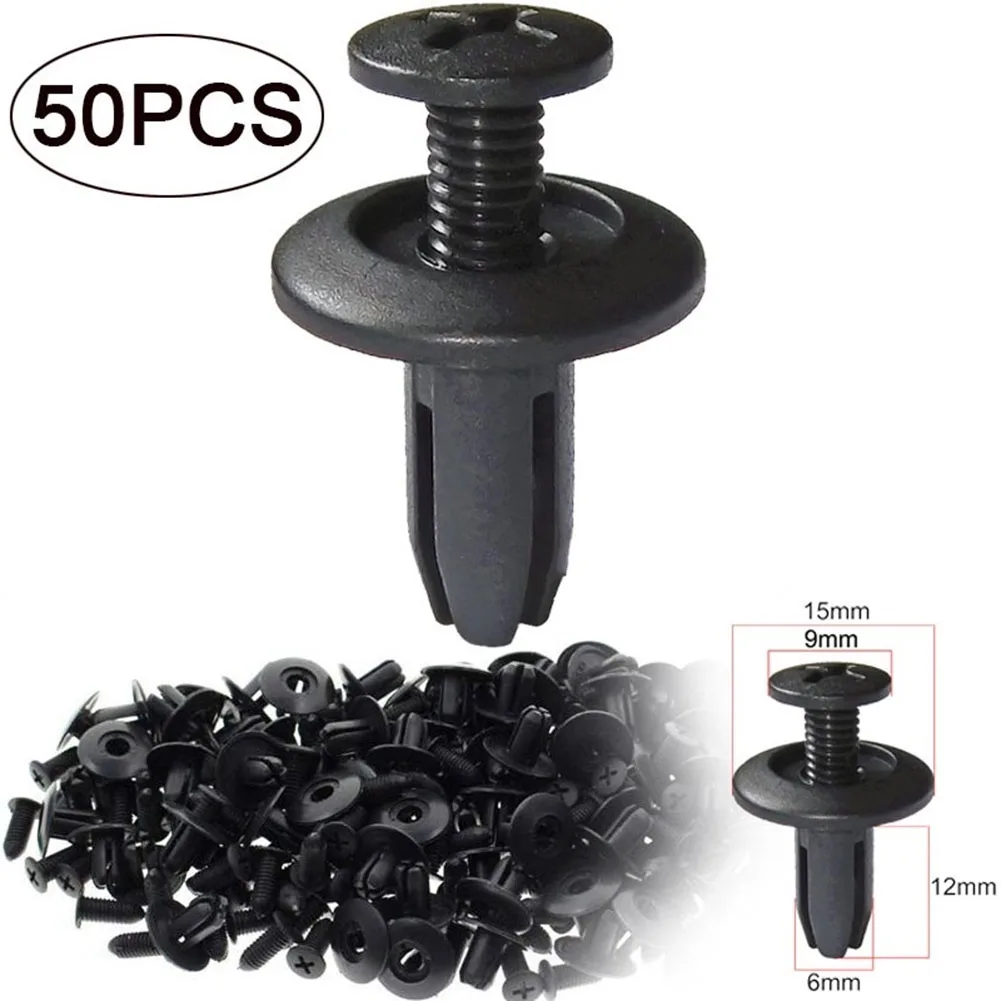 50pcs 6mm Car Body Retainer Clips - 50pcs Motor Fastener Rivets For Door Securing Car Body Parts Be Used In Various DIY Projects
50pcs 6mm Car Body Retainer Clips - 50pcs Motor Fastener Rivets For Door Securing Car Body Parts Be Used In Various DIY Projects