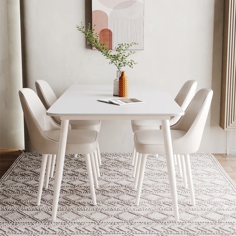 

Набор стульев для гостиной комнаты Accent, современный обеденный стол в скандинавском стиле, дизайнерский складной набор, мебель для обеденного стола DWH