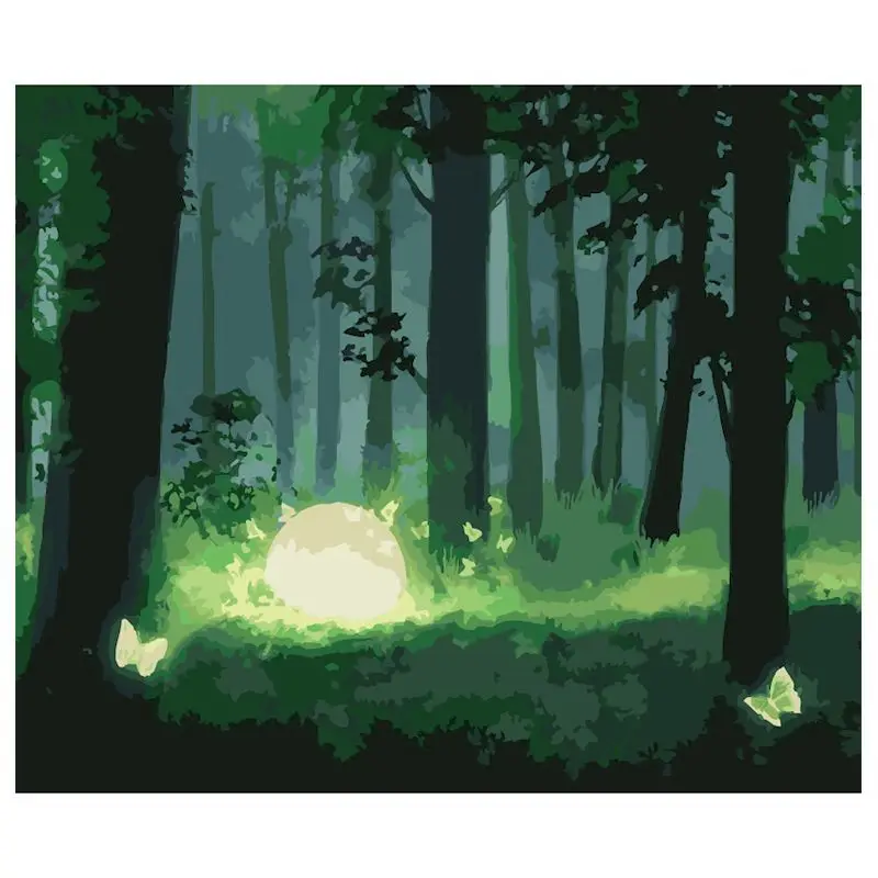 GATYZTORY Acrylic Paint By Numbers On Canvas Landscape DIY Frameless 60x75cm Oil Painting By Number Forest Scenery Home Decor
GATYZTORY Acrylic Paint By Numbers On Canvas Landscape DIY Frameless 60x75cm Oil Painting By Number Forest Scenery Home Decor