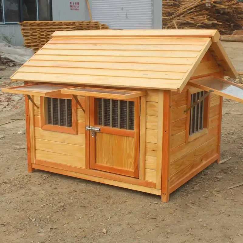 Outdoor solid wood waterproof and anticorrosive golden retriever dog house kennel large and medium-sidog cage dog house
Outdoor solid wood waterproof and anticorrosive golden retriever dog house kennel large and medium-sidog cage dog house