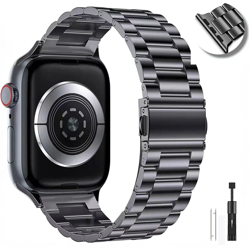 Металлический ремешок для Apple Watch Band 44 мм 40 мм 45 мм 41 мм 42 мм 38 мм, браслет из нержавеющей стали для iWatch Series 765432SE 8 Ultra 49 мм
Металлический ремешок для Apple Watch Band 44 мм 40 мм 45 мм 41 мм 42 мм 38 мм, браслет из нержавеющей стали для iWatch Series 765432SE 8 Ultra 49 мм