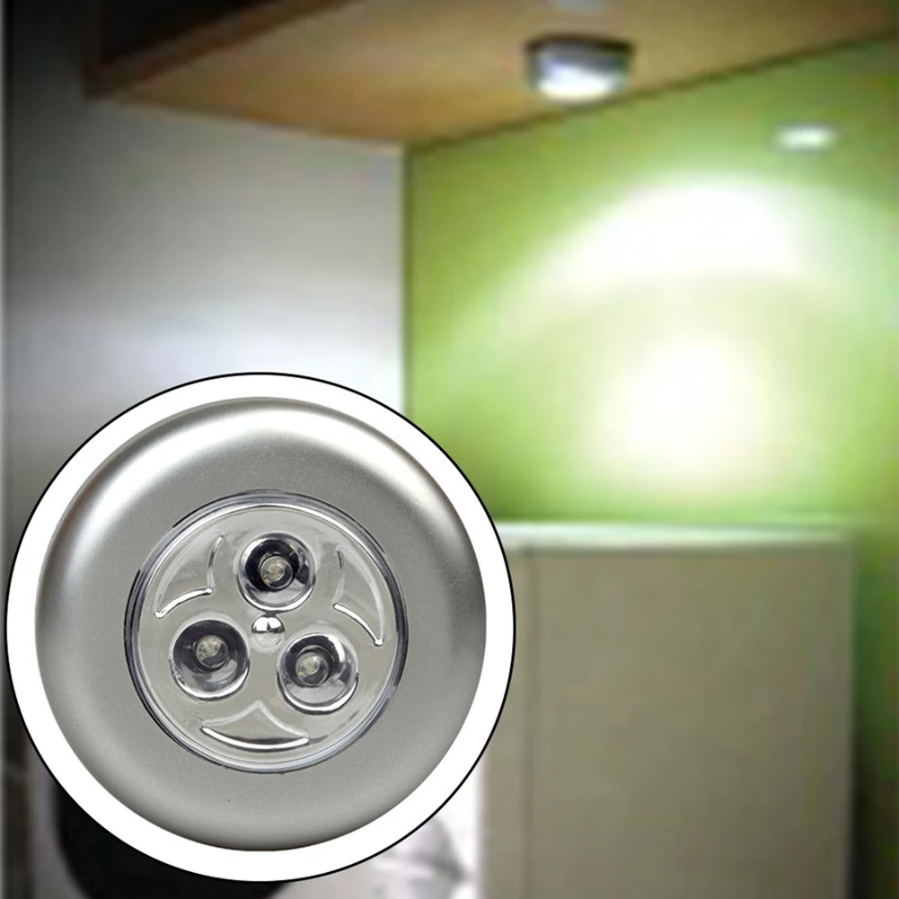 2pcs LED Night Light Touch Push On Off Light Self Stick On Click Battery Button Light Plastic Cabinet Light 6.8*6.8*2.5cm
2pcs LED Night Light Touch Push On Off Light Self Stick On Click Battery Button Light Plastic Cabinet Light 6.8*6.8*2.5cm