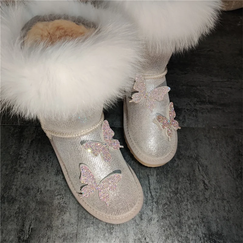 Fur one-piece boots Flower rhinediamond butterfly hand custom fox hair boots winter plus fleece warm boots women's 35-40
Fur one-piece boots Flower rhinediamond butterfly hand custom fox hair boots winter plus fleece warm boots women's 35-40