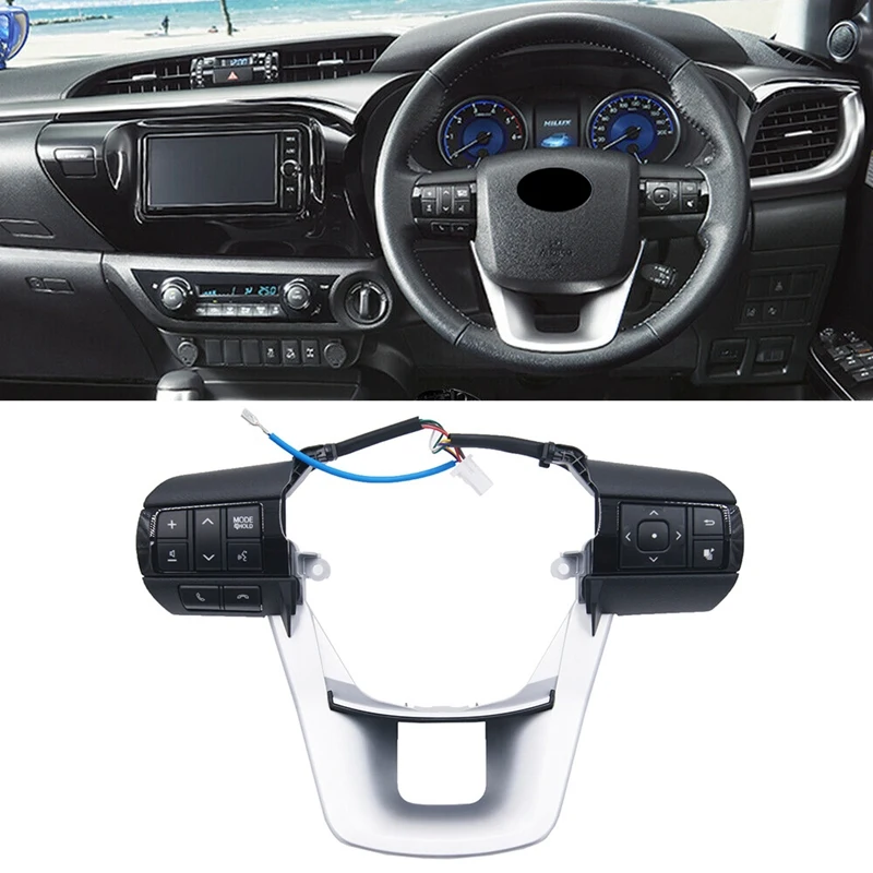 Audio Mode Control Switch Multifunctional Steering Wheel 84250-0E120 For Toyota Hilux Revo Rocco Fortuner 2015-2020
Audio Mode Control Switch Multifunctional Steering Wheel 84250-0E120 For Toyota Hilux Revo Rocco Fortuner 2015-2020