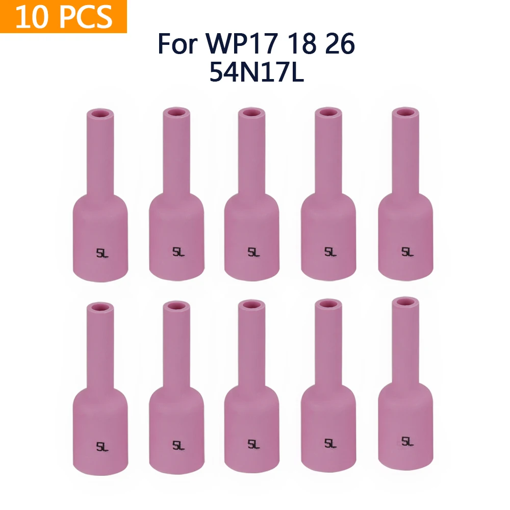 10Pcs Box 76mm 54N14L 54N15L 54N16L 54N17L Alumina Nozzles 54N Series For TIG WP17 18 26 Welding Torch Accessories Consumables
10Pcs Box 76mm 54N14L 54N15L 54N16L 54N17L Alumina Nozzles 54N Series For TIG WP17 18 26 Welding Torch Accessories Consumables