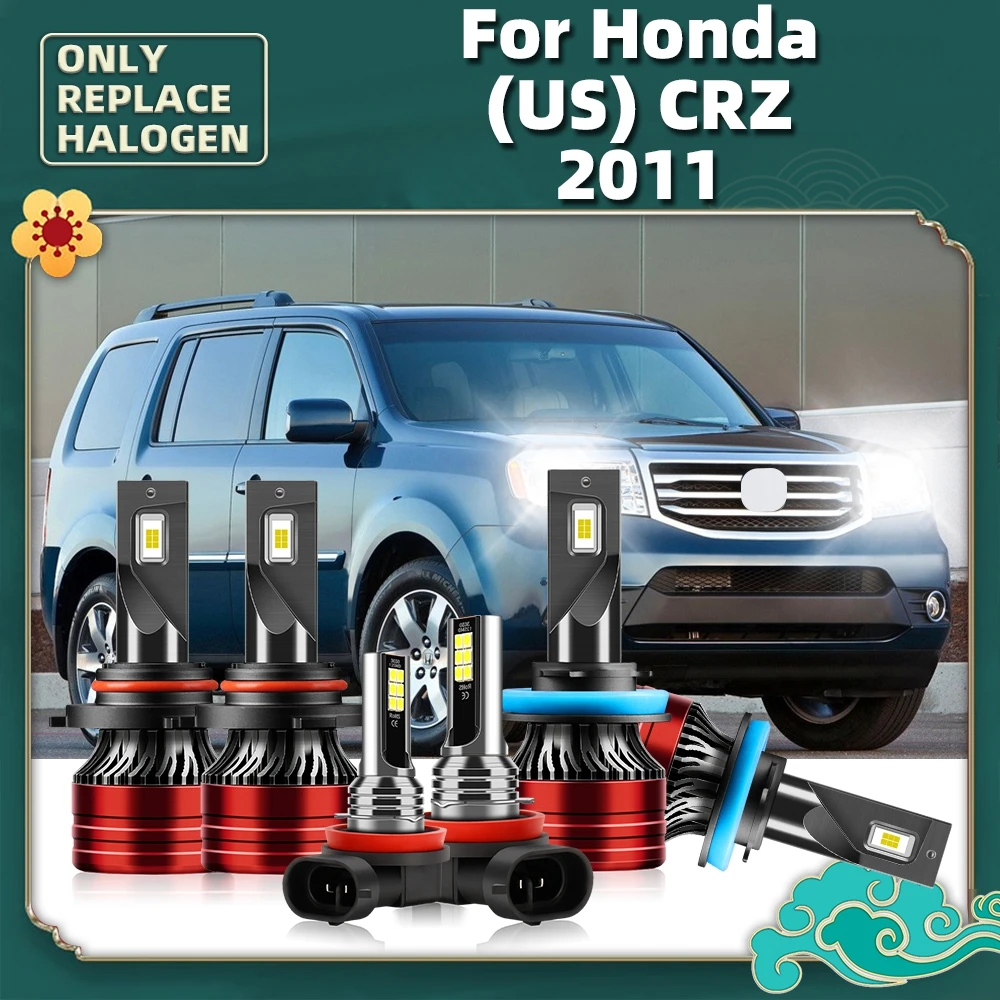 LED Headlights 16000LM CSP Chips High Low Beam Front Lamp / Fog Luces 12V Kit For Honda (US) CRZ 2011 Vehicles Replace Lighting
LED Headlights 16000LM CSP Chips High Low Beam Front Lamp / Fog Luces 12V Kit For Honda (US) CRZ 2011 Vehicles Replace Lighting