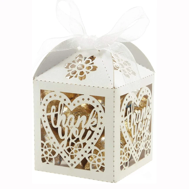 50pcs Candy Box Thank You Gift Boxes Wedding Party Favor Boxes for Wedding Bridal Shower Baby Shower Birthday Party Decorations
50pcs Candy Box Thank You Gift Boxes Wedding Party Favor Boxes for Wedding Bridal Shower Baby Shower Birthday Party Decorations