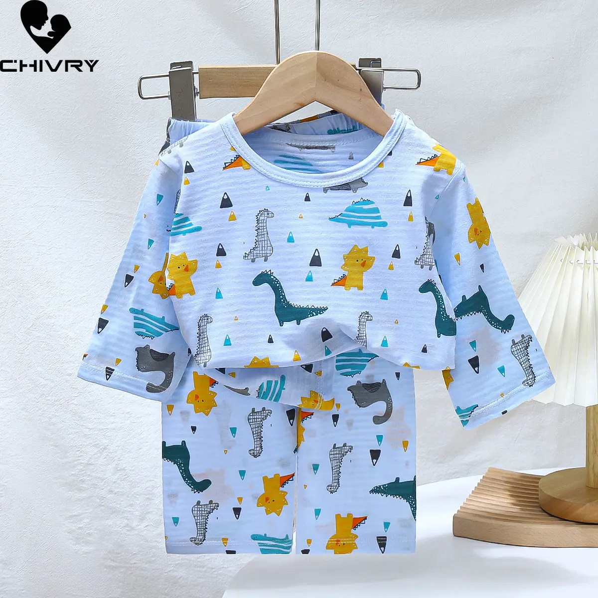 Kids Summer Thin Silky Pajamas Sets 2023 Boys Girls Cartoon Three-quarter Sleeve O-neck T Shirt Tops with Pants Baby Sleepwear 
Kids Summer Thin Silky Pajamas Sets 2023 Boys Girls Cartoon Three-quarter Sleeve O-neck T Shirt Tops with Pants Baby Sleepwear