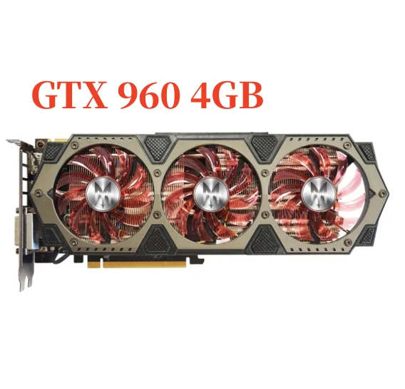 

GALAXY GTX 960 4GB Video Card GPU 128Bit GDDR5 Graphics Cards For NVIDIA Original GeForce GTX960 4GD5 GM206 PCI-E X16 Hdmi Dvi