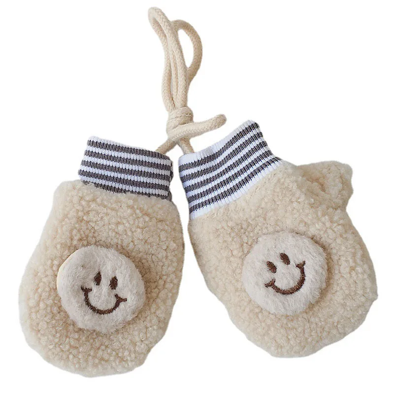 Baby Gloves Winter New Style Plus Velvet Warmth Full-Finger Hanging Neck Smiley Knitted Gloves Mittens Children for Newborn
Baby Gloves Winter New Style Plus Velvet Warmth Full-Finger Hanging Neck Smiley Knitted Gloves Mittens Children for Newborn