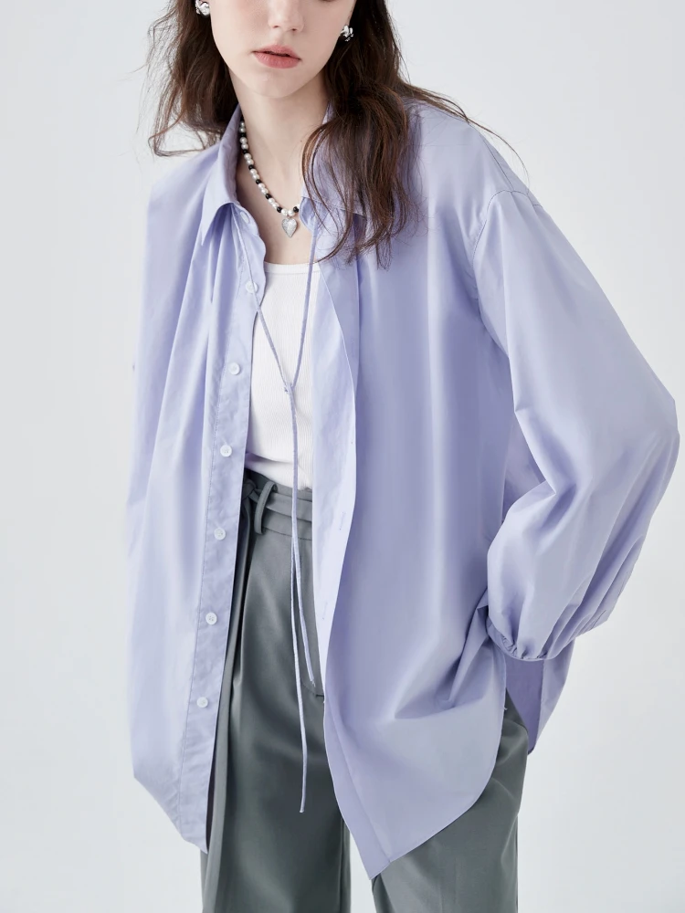 ZCSMLL Long-sleeved Turn-down Collar Shirt Women's Design Korean Fashion Solid Color Loose Tops 2022 Spring New Summer
ZCSMLL Long-sleeved Turn-down Collar Shirt Women's Design Korean Fashion Solid Color Loose Tops 2022 Spring New Summer